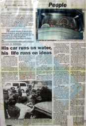 newpaper article in The Manila Times; October 11, 1994; on Daniel Dingel, enlargment
